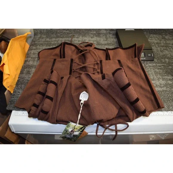 NEW French Meadows TAVERN BODICE Corset WOMENS XXXXL Brown Renn Fest Wench $118 - Picture 9 of 13